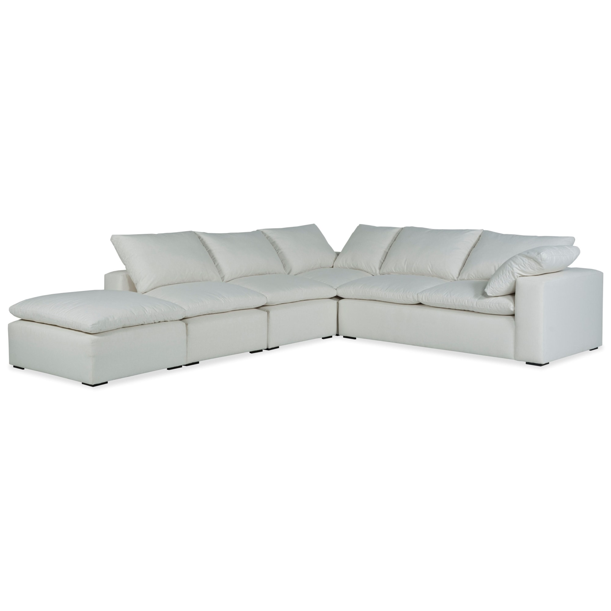 Fairfield Nimbus PKG451527 Modular Sectional with Bumper Ottoman